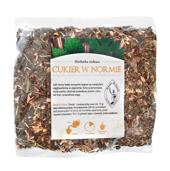 Obrazek Herbatka Ziołowa CUKIER W NORMIE 100 g