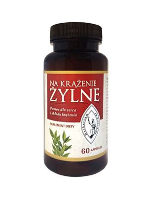 Obrazek NA KRĄŻENIE ŻYLNE Pomoc dla serca i układu krążenia 60kaps.