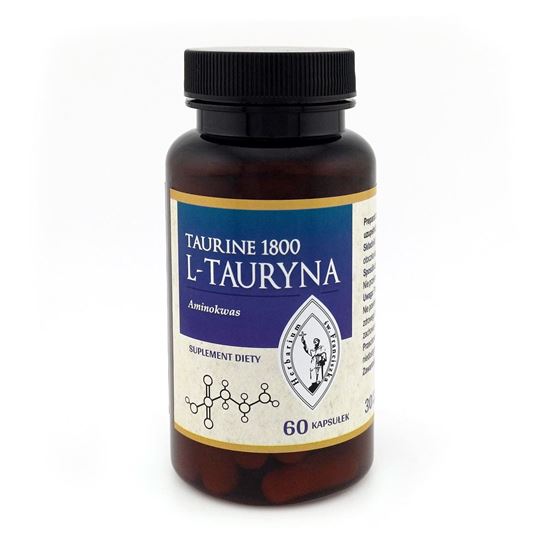 Obrazek L-TAURYNA 1800 mg aminokwas 60 kaps.