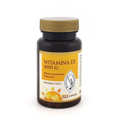 Obrazek Witamina D3 4000 IU 60kaps.