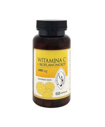 Obrazek WITAMINA C +  BIOFLAWONOIDY 1000 mg 60 kaps.