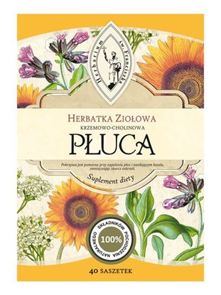 Obrazek Herbatka Ziołowa krzemowo-cholinowa PŁUCA 40x3 g