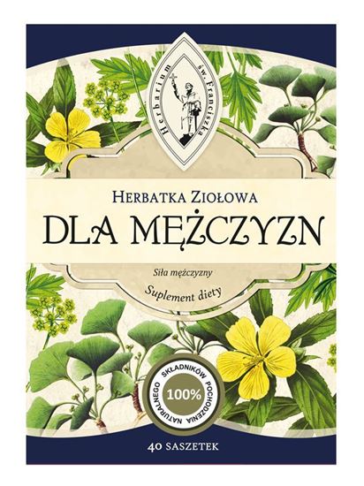 Obrazek Herbatka Ziołowa DLA MĘŻCZYZN 40x3 g